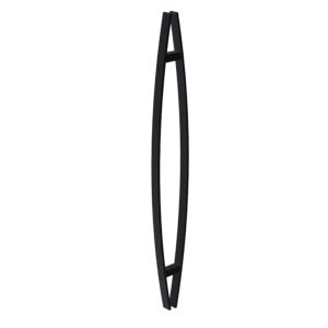 1200 MM Satin Matt Black Entrance Handles | Fulton Series