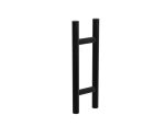 45 CM Matte Black Satin Entrance Door Pull Handles | Axton Series