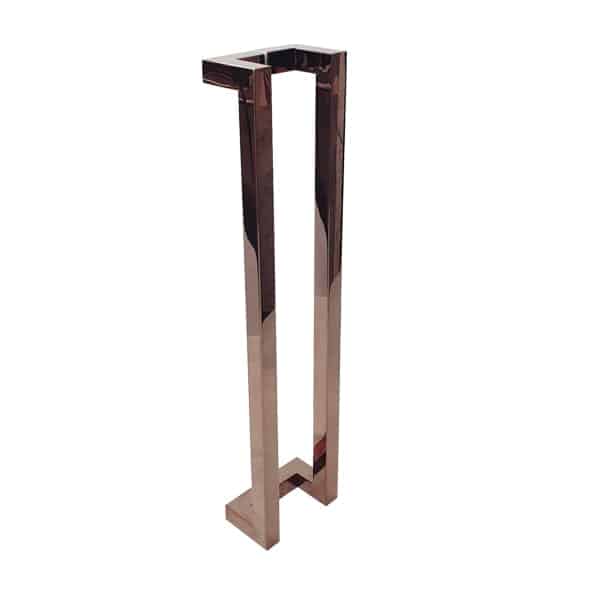 600 mm ROSE GOLD POLISHED Front Door Handles Milton Series Avant