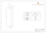 450mm MATTE BLACK SATIN Entrance Handles | Dalton Series